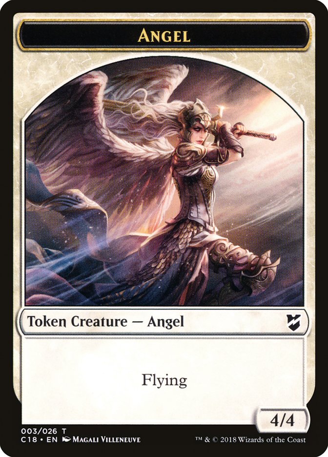 Angel Token [Commander 2018 Tokens] | Silver Goblin