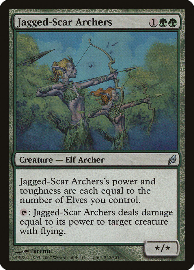 Jagged-Scar Archers [Lorwyn] | Silver Goblin