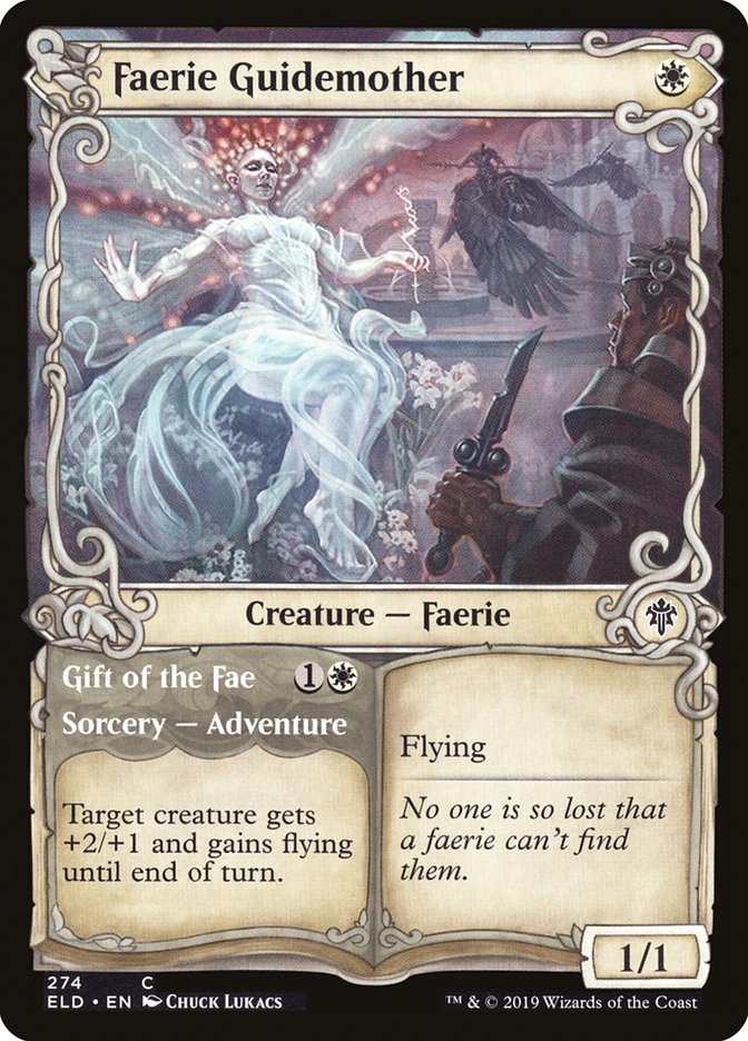 Faerie Guidemother // Gift of the Fae (Showcase) [Throne of Eldraine] | Silver Goblin