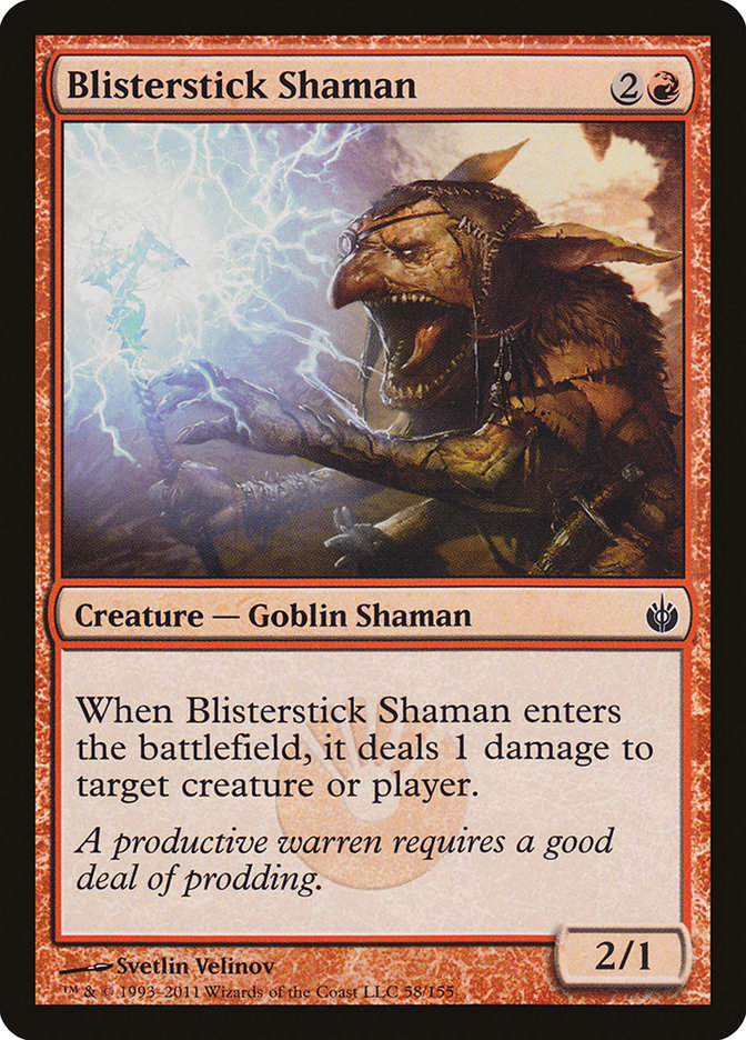 Blisterstick Shaman [Mirrodin Besieged] | Silver Goblin