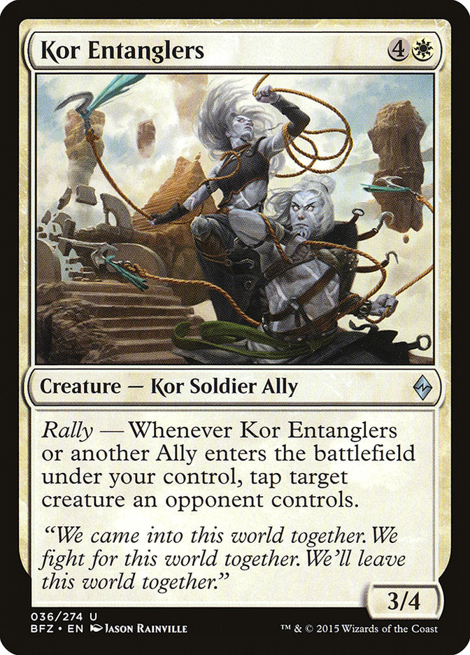 Kor Entanglers [Battle for Zendikar] | Silver Goblin