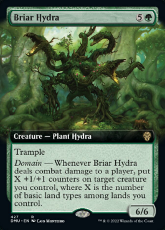 Briar Hydra (Extended Art) [Dominaria United] | Silver Goblin