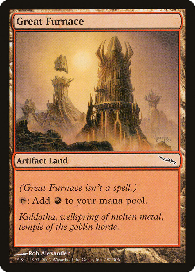 Great Furnace [Mirrodin] | Silver Goblin