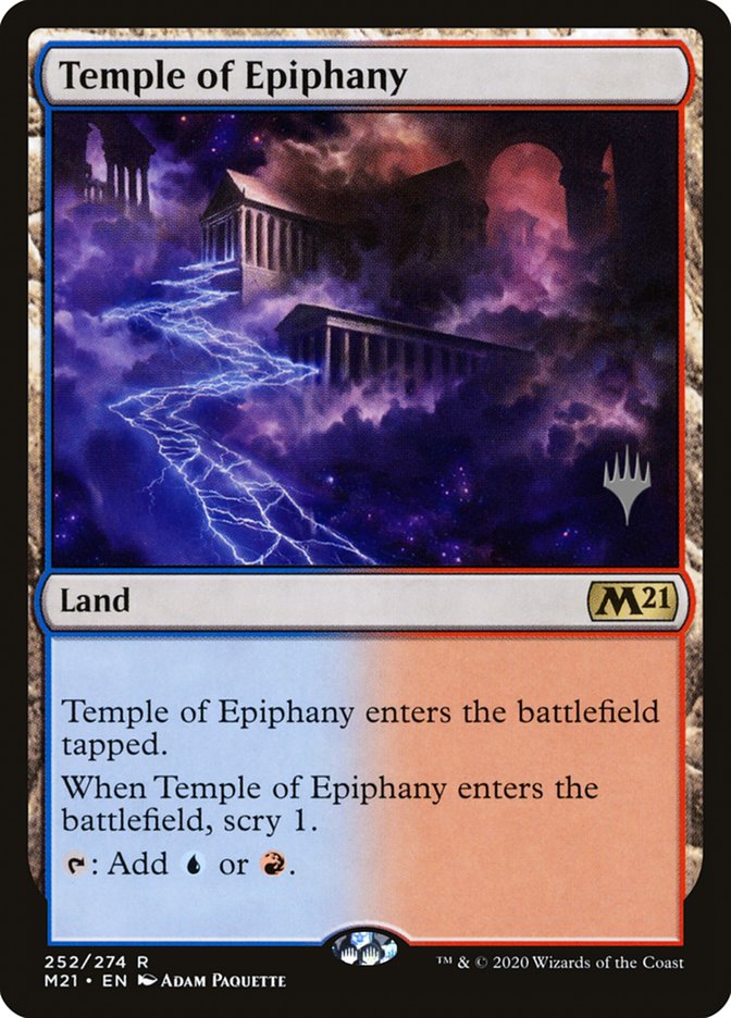 Temple of Epiphany (Promo Pack) [Core Set 2021 Promos] | Silver Goblin