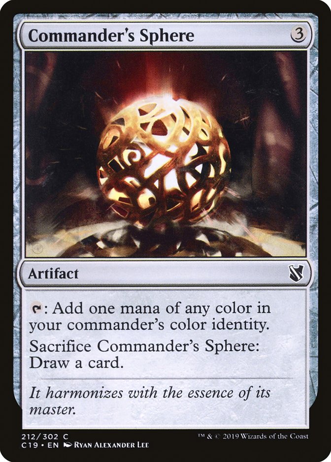 Commander's Sphere [Commander 2019] | Silver Goblin
