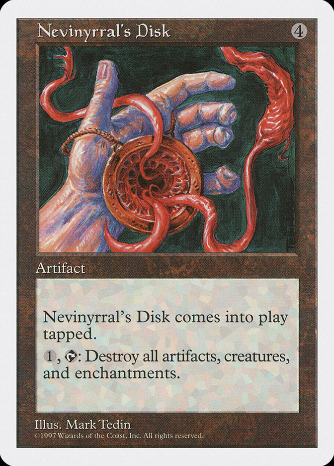 Nevinyrral's Disk [Fifth Edition] | Silver Goblin