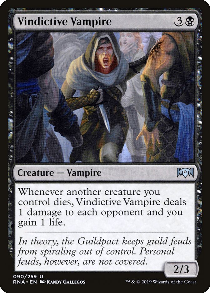 Vindictive Vampire [Ravnica Allegiance] | Silver Goblin