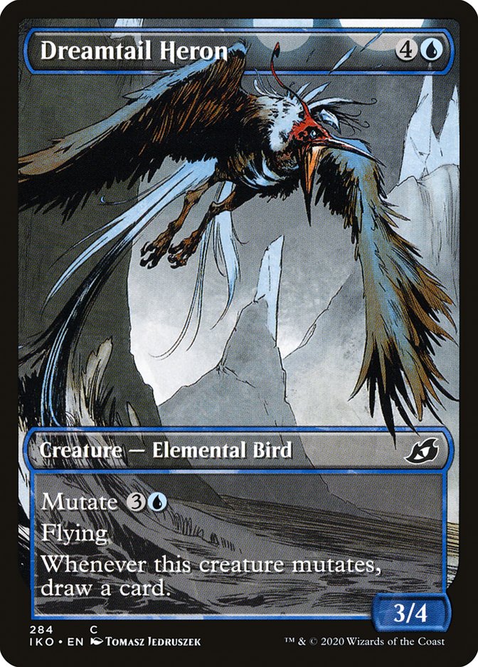 Dreamtail Heron (Showcase) [Ikoria: Lair of Behemoths] | Silver Goblin