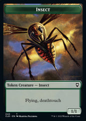 Spider // Insect Double-Sided Token [Commander Legends: Battle for Baldur's Gate Tokens] | Silver Goblin