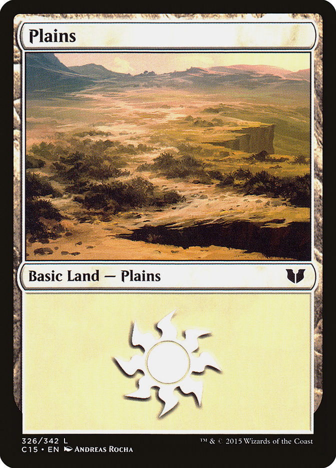 Plains (326) [Commander 2015] | Silver Goblin