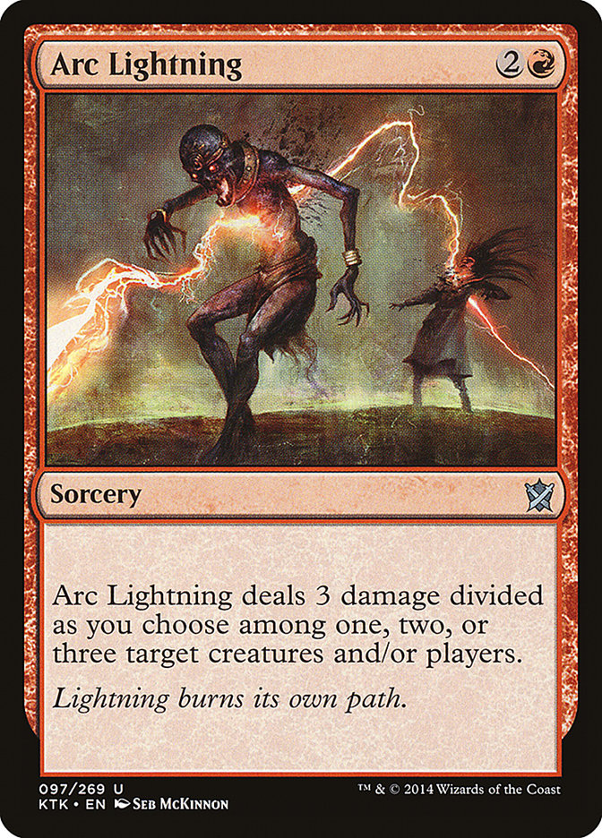 Arc Lightning [Khans of Tarkir] | Silver Goblin