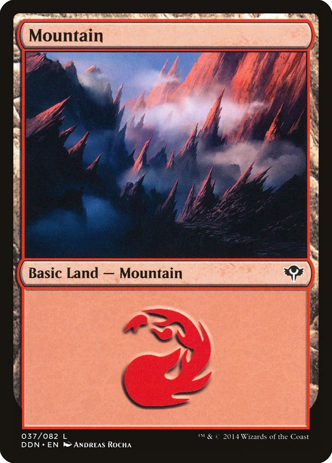 Mountain (37) [Duel Decks: Speed vs. Cunning] | Silver Goblin