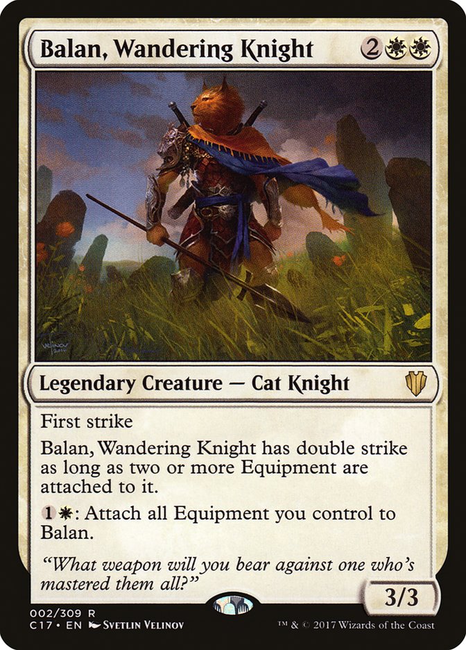 Balan, Wandering Knight [Commander 2017] | Silver Goblin