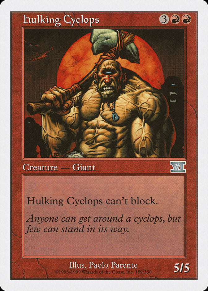 Hulking Cyclops [Classic Sixth Edition] | Silver Goblin
