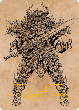 Sarevok, Deathbringer Art Card (Gold-Stamped Signature) [Commander Legends: Battle for Baldur's Gate Art Series] | Silver Goblin