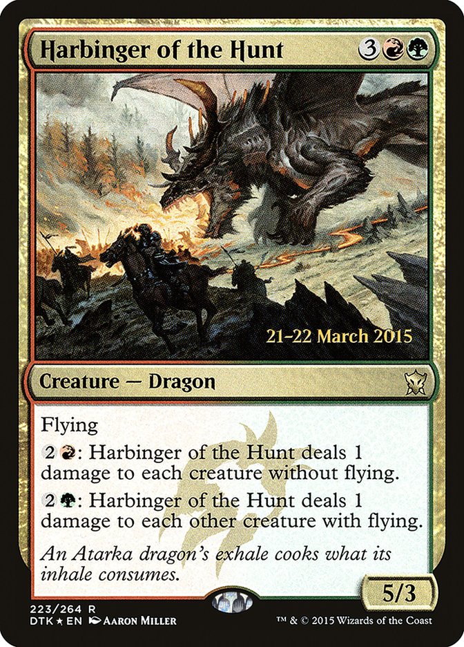 Harbinger of the Hunt [Dragons of Tarkir Prerelease Promos] | Silver Goblin