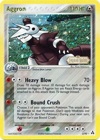 Aggron (2/92) (Stamped) [EX: Legend Maker] | Silver Goblin