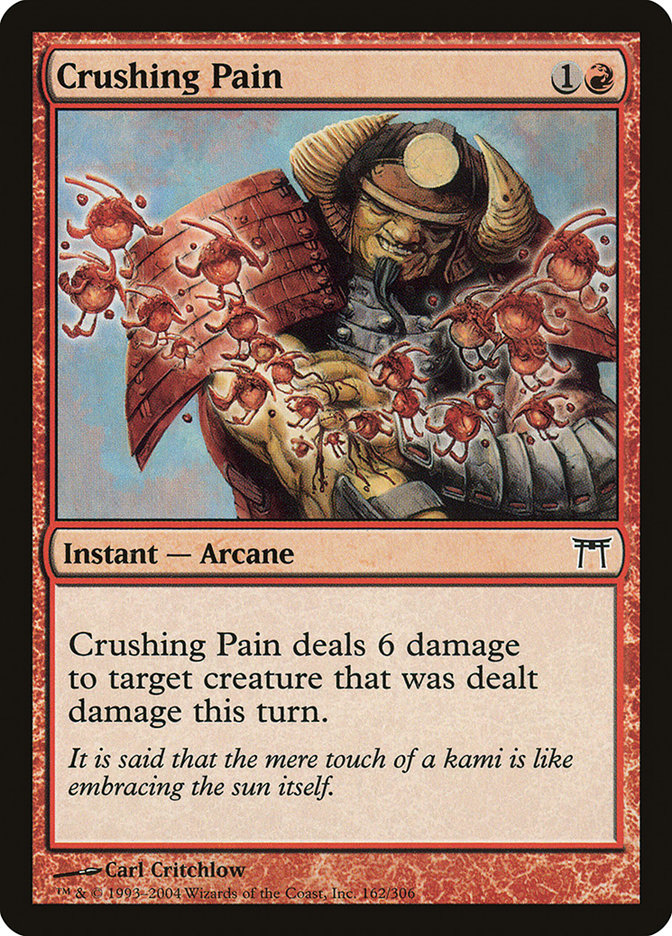 Crushing Pain [Champions of Kamigawa] | Silver Goblin
