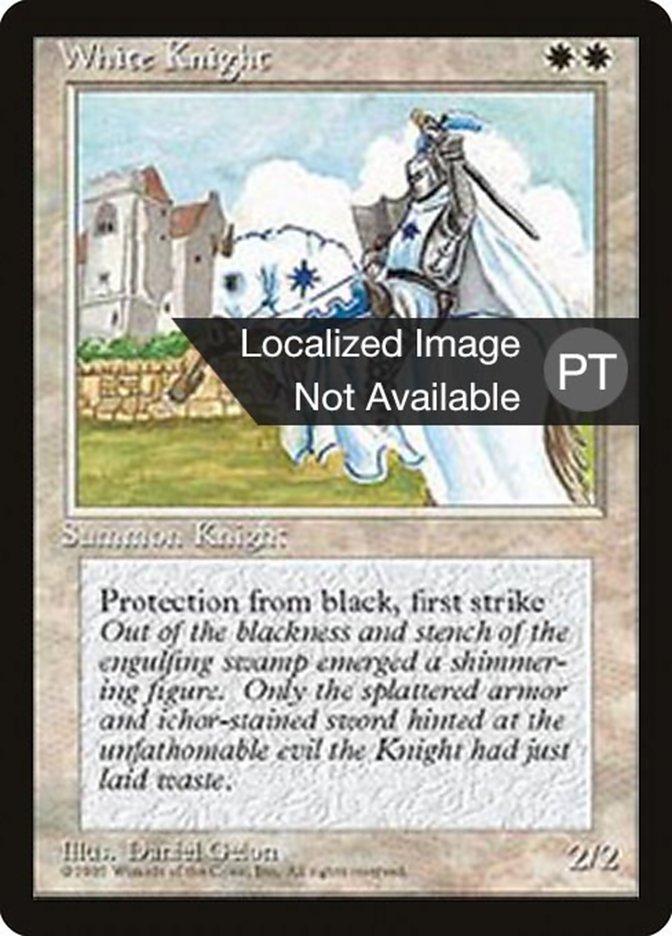 White Knight [Fourth Edition (Foreign Black Border)] | Silver Goblin