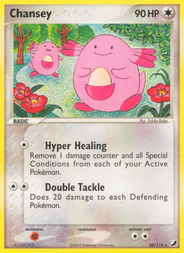 Chansey (20/115) [EX: Unseen Forces] | Silver Goblin