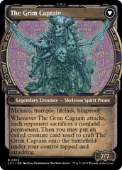 Throne of the Grim Captain // The Grim Captain (Showcase) [The Lost Caverns of Ixalan] | Silver Goblin