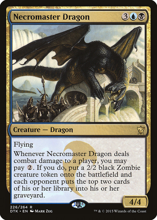 Necromaster Dragon [Dragons of Tarkir] | Silver Goblin