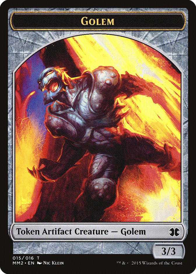 Golem Token [Modern Masters 2015 Tokens] | Silver Goblin