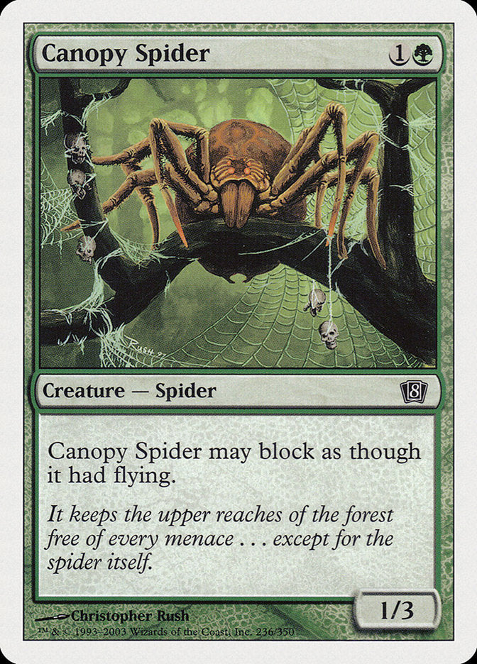 Canopy Spider [Eighth Edition] | Silver Goblin