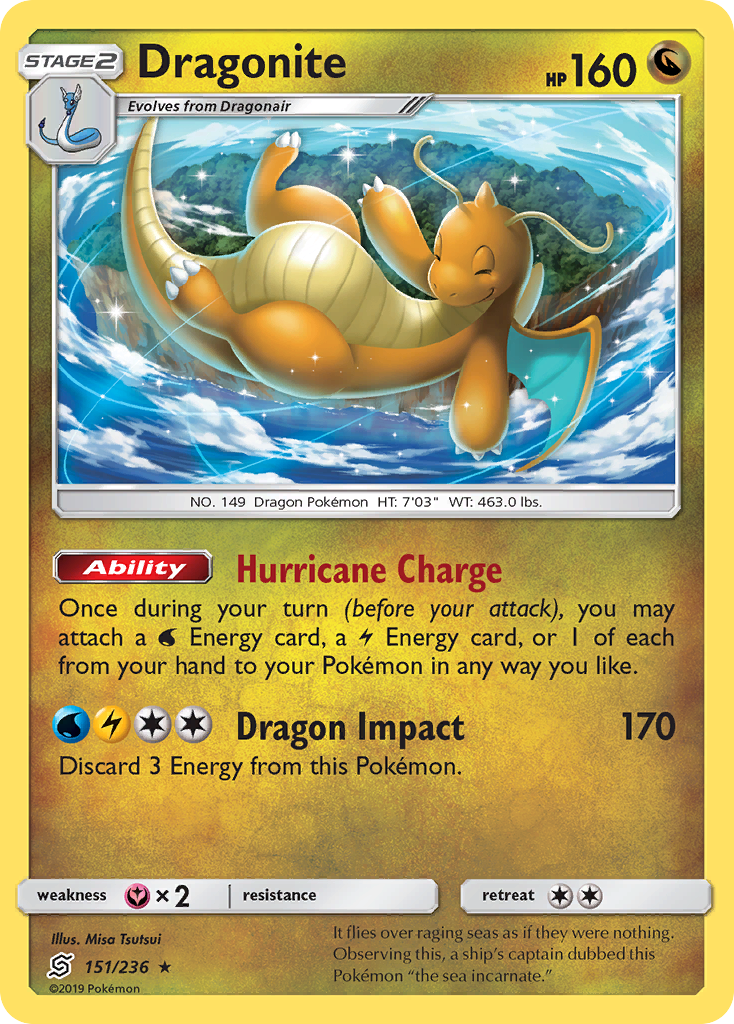 Dragonite (151/236) [Sun & Moon: Unified Minds] | Silver Goblin