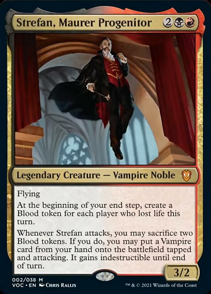 Strefan, Maurer Progenitor (Display Commander) [Innistrad: Crimson Vow Commander] | Silver Goblin