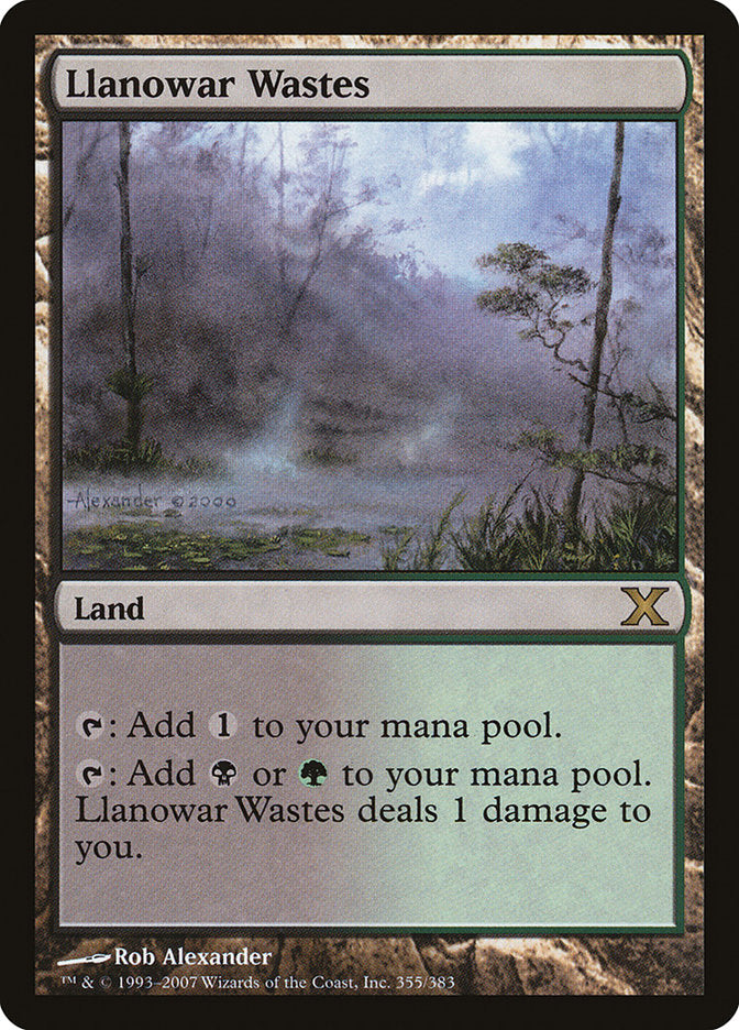 Llanowar Wastes [Tenth Edition] | Silver Goblin