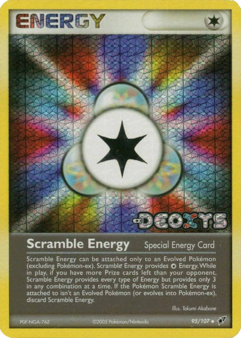 Scramble Energy (95/107) (Stamped) [EX: Deoxys] | Silver Goblin