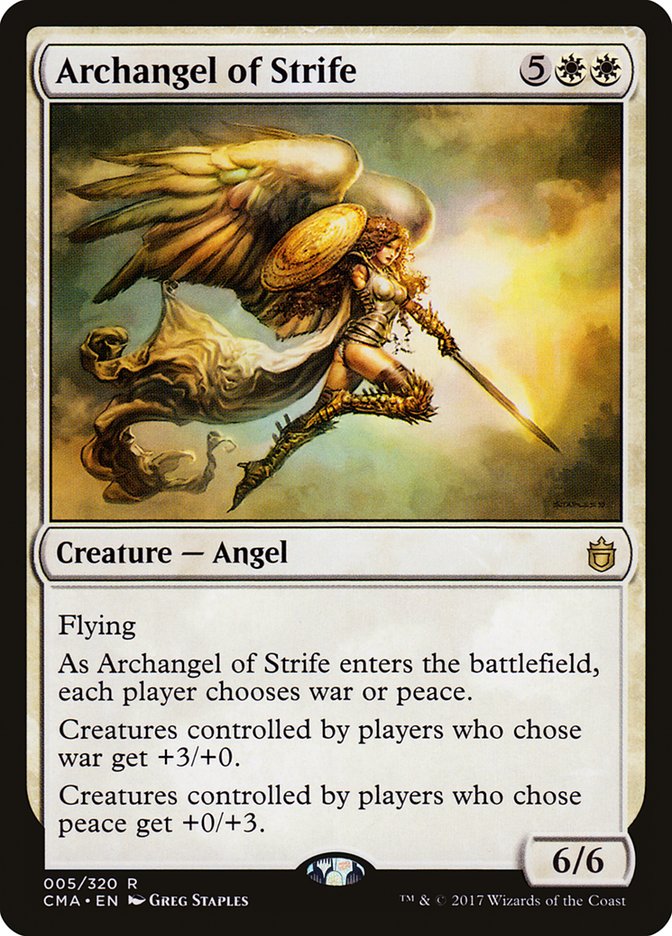 Archangel of Strife [Commander Anthology] | Silver Goblin