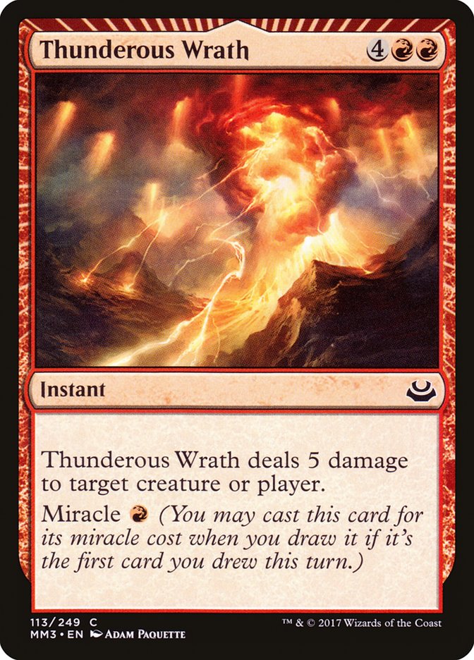 Thunderous Wrath [Modern Masters 2017] | Silver Goblin