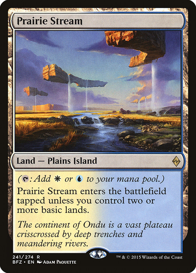 Prairie Stream [Battle for Zendikar] | Silver Goblin