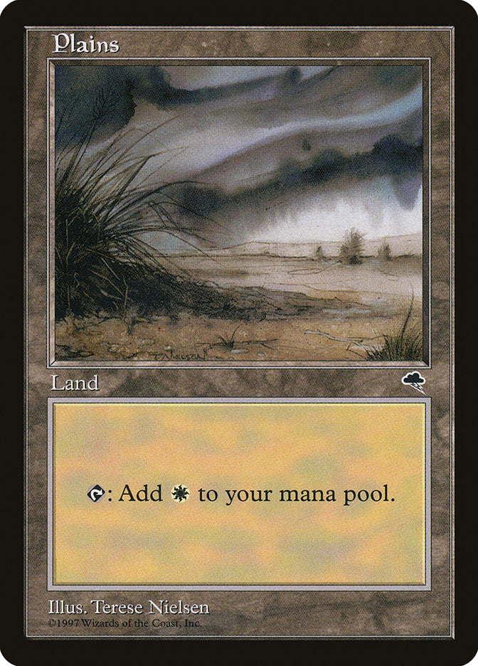 Plains (Signature on Center Left) [Tempest] | Silver Goblin