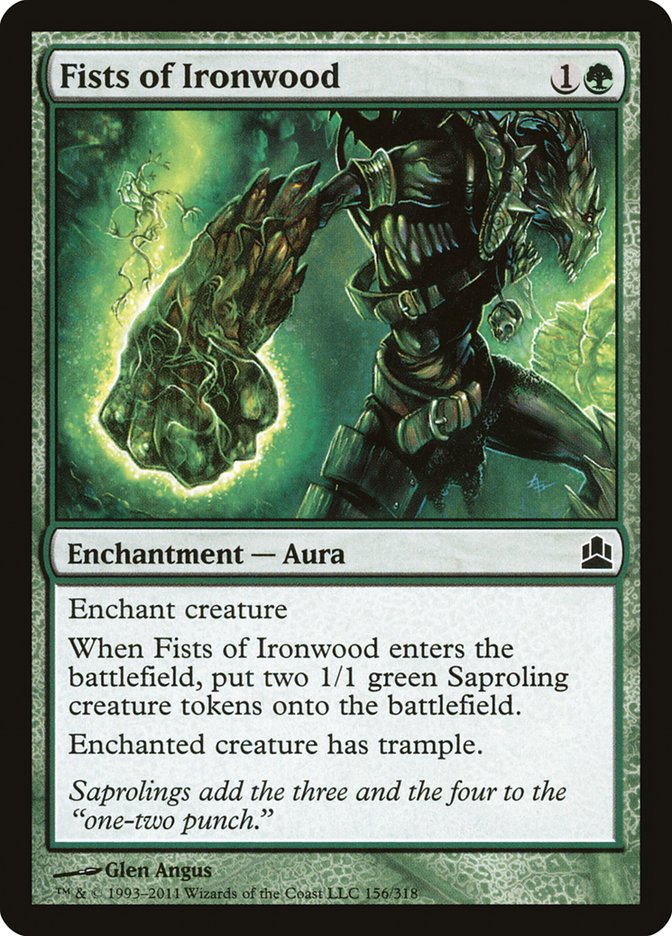 Fists of Ironwood [Commander 2011] | Silver Goblin