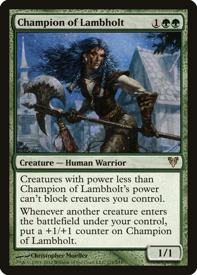 Champion of Lambholt [Avacyn Restored] | Silver Goblin