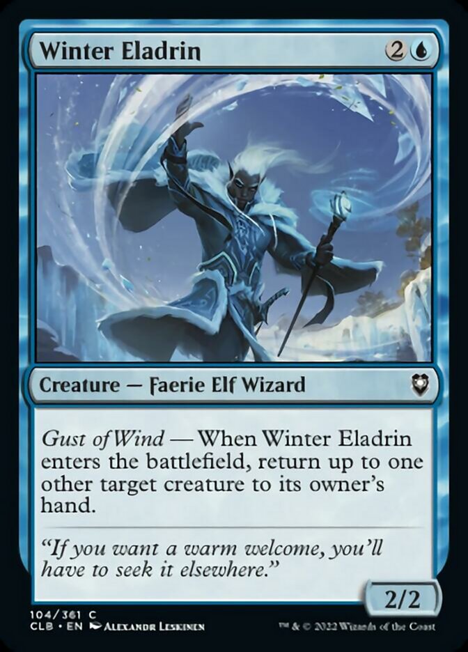 Winter Eladrin [Commander Legends: Battle for Baldur's Gate] | Silver Goblin