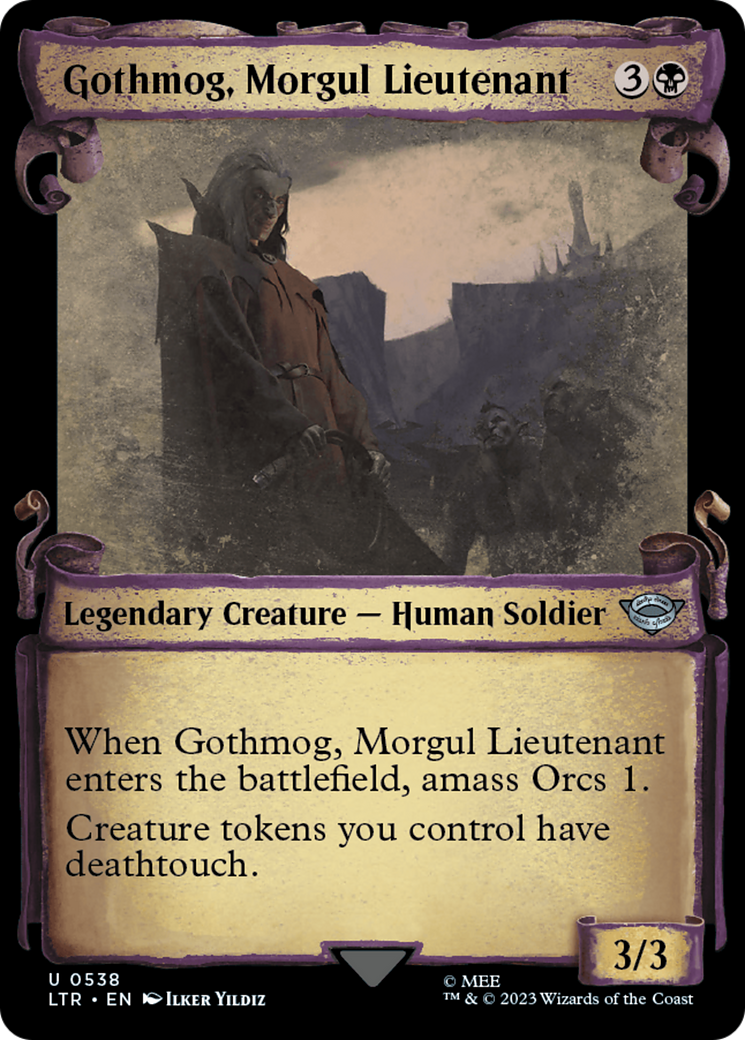 Gothmog, Morgul Lieutenant [The Lord of the Rings: Tales of Middle-Earth Showcase Scrolls] | Silver Goblin