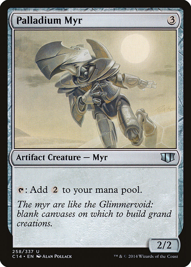 Palladium Myr [Commander 2014] | Silver Goblin