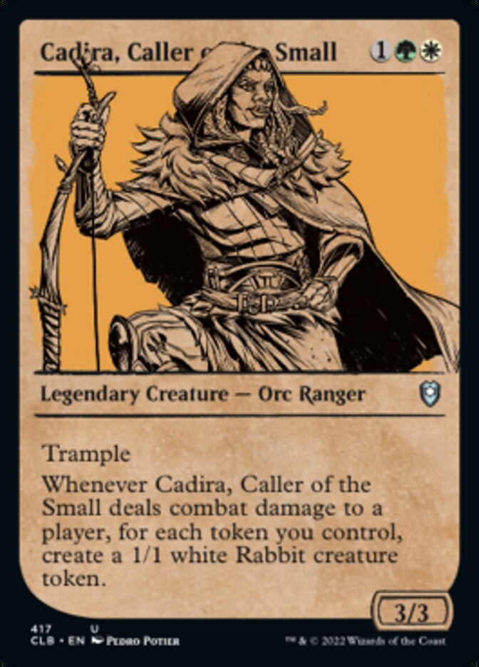 Cadira, Caller of the Small (Showcase) [Commander Legends: Battle for Baldur's Gate] | Silver Goblin