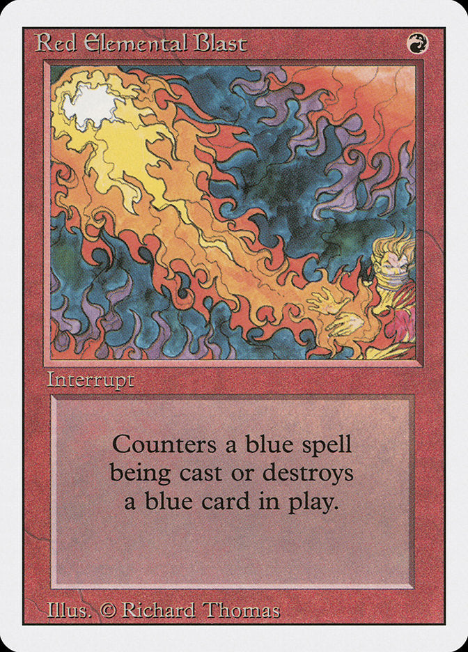 Red Elemental Blast [Revised Edition] | Silver Goblin