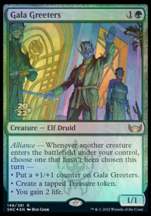 Gala Greeters [Streets of New Capenna Prerelease Promos] | Silver Goblin