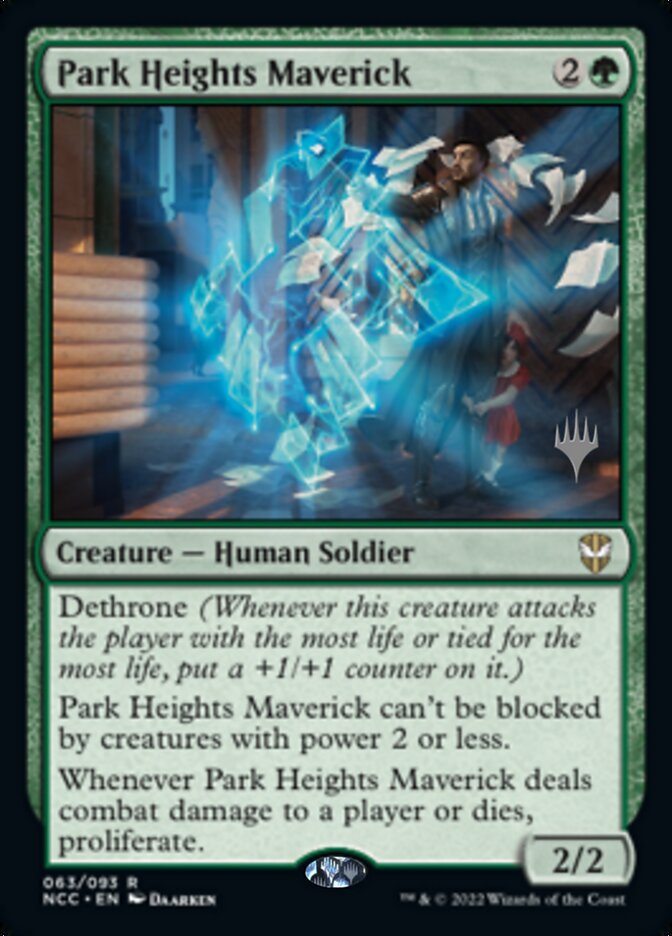 Park Heights Maverick (Promo Pack) [Streets of New Capenna Commander Promos] | Silver Goblin