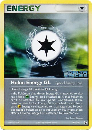 Holon Energy GL (105/113) (Stamped) [EX: Delta Species] | Silver Goblin