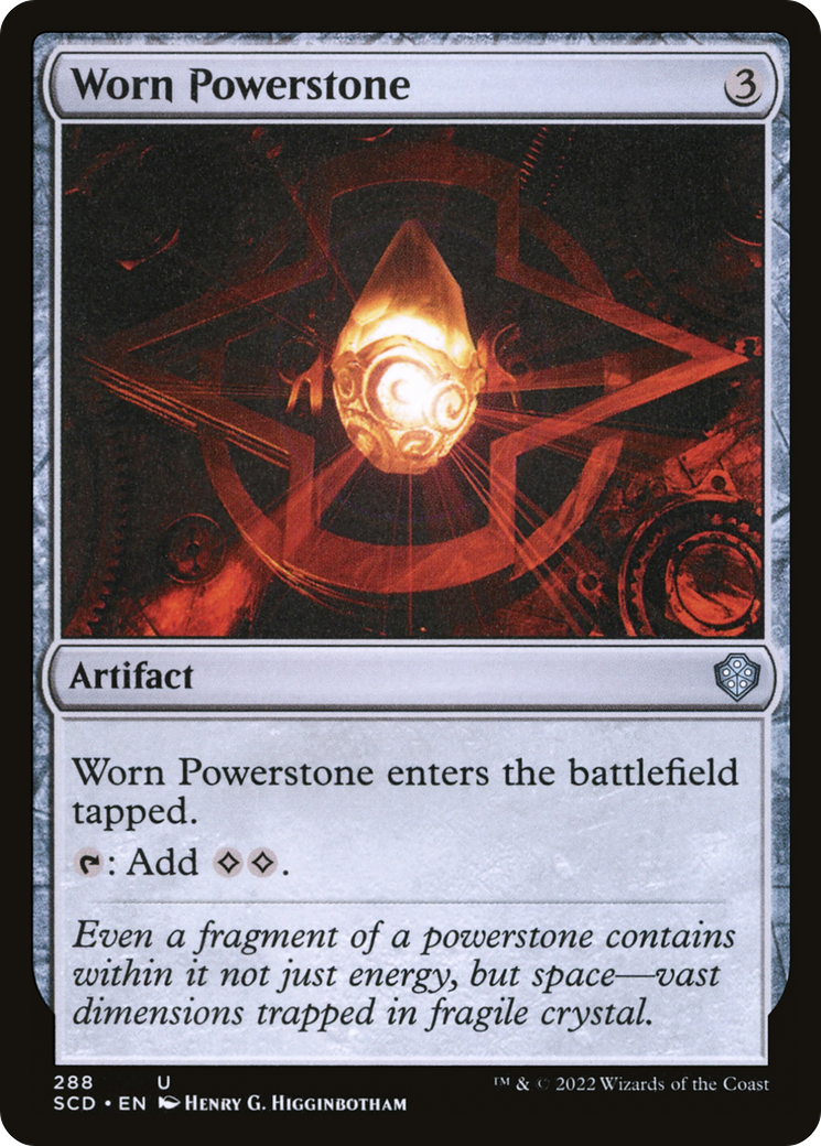Worn Powerstone [Starter Commander Decks] | Silver Goblin