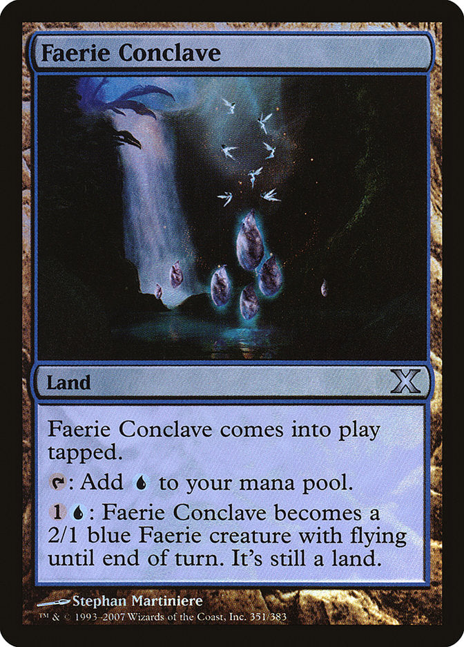 Faerie Conclave (Premium Foil) [Tenth Edition] | Silver Goblin