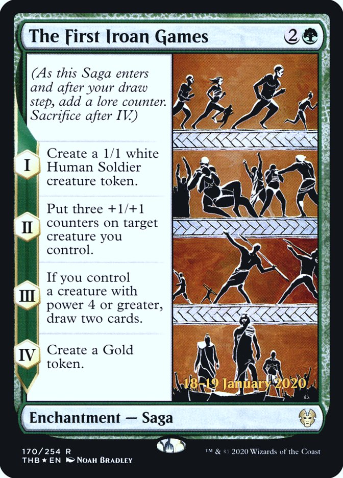 The First Iroan Games [Theros Beyond Death Prerelease Promos] | Silver Goblin