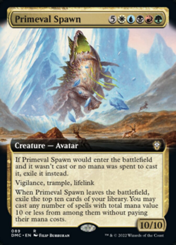 Primeval Spawn (Extended Art) [Dominaria United Commander] | Silver Goblin